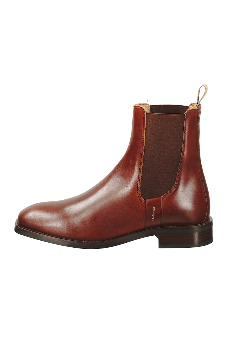Кожаные ботинки челси с логотипом Gant, коричневый кожаные ботинки челси с логотипом gant коричневый