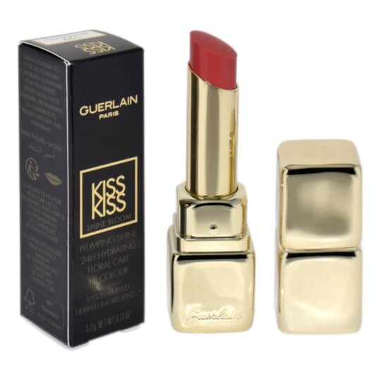 

Губная помада 129 Blossom Kiss, 3,2 г Guerlain, Kisskiss Shine Bloom