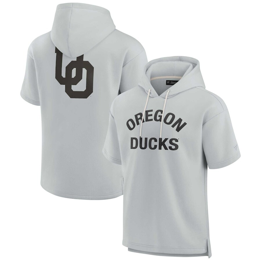 

Пуловер с капюшоном Fanatics Signature Oregon Ducks, серый