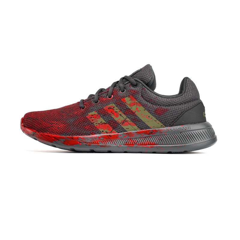 

Кроссовки adidas neo Lite Racer 2.0 Lifestyle Shoes Men Low-top Red/Black/Green, черный/красный