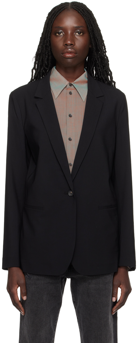 Черный идеальный пиджак 6397