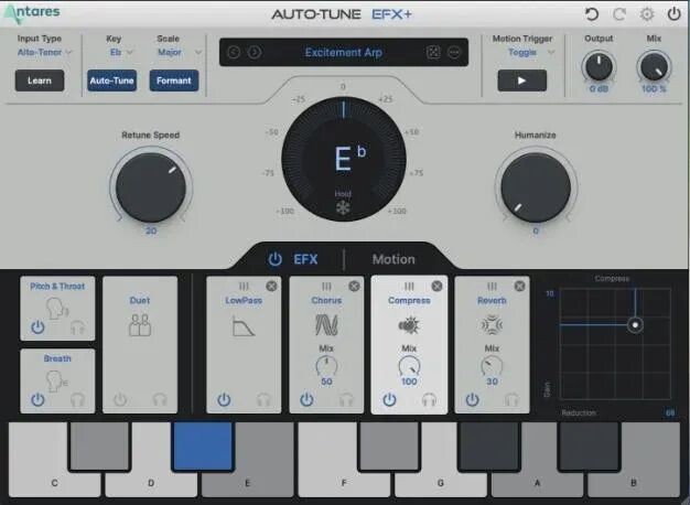 

Плагин Antares Auto-Tune EFX+ для коррекции высоты тона и вокальных эффектов — версия 10