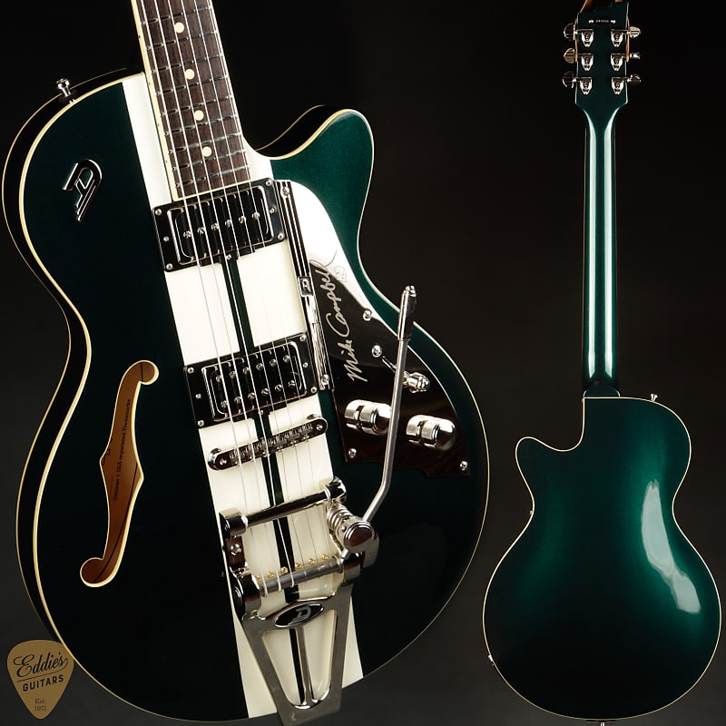 Электрогитара Duesenberg Mike Campbell Signature 40th Anniversary - Catalina Green/White mike oldfield mike oldfield tubular bells iii