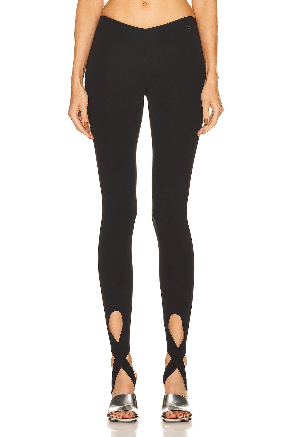 

Брюки The Attico Lea Legging, черный
