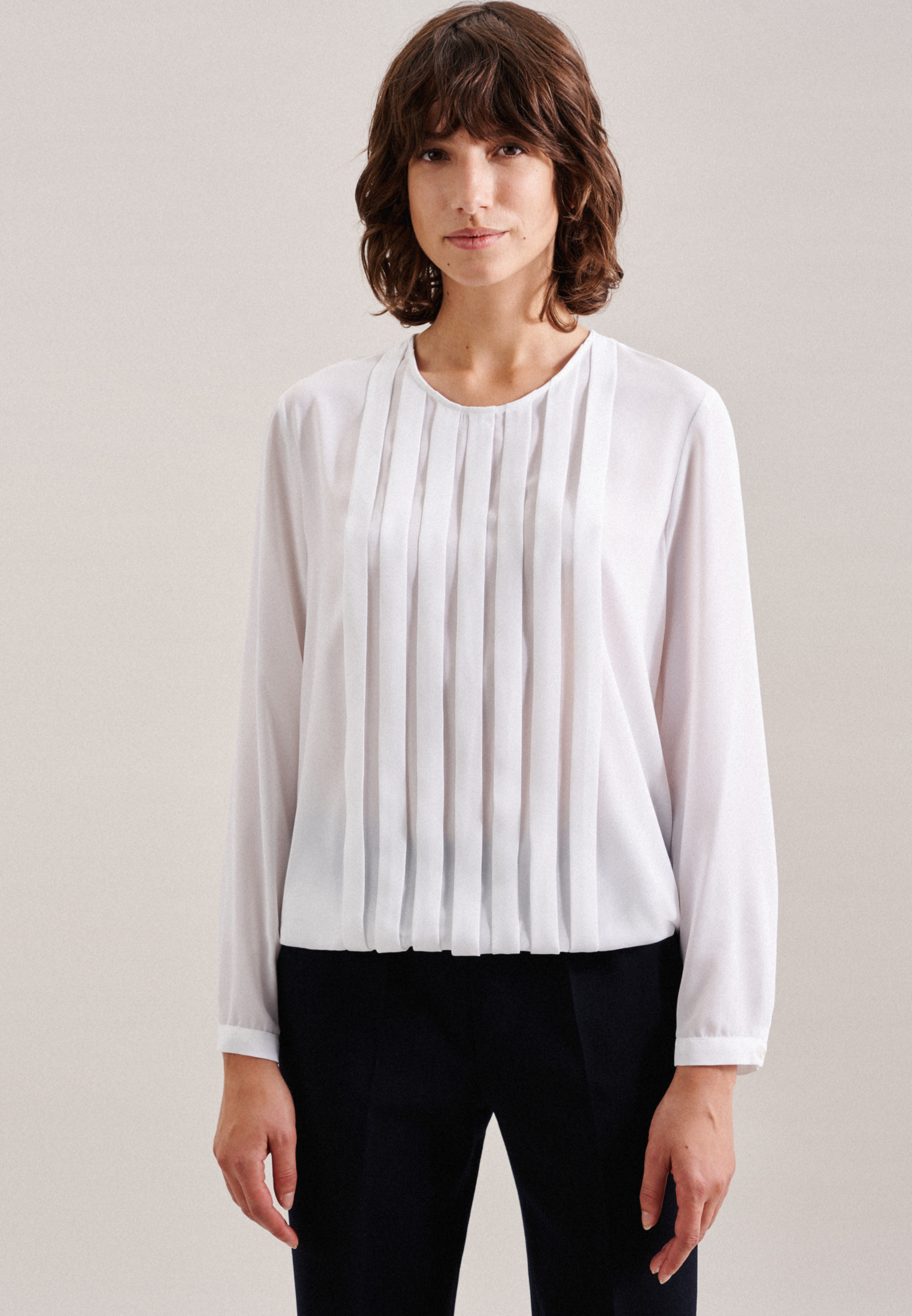 Блуза Seidensticker Shirt Regular, белый