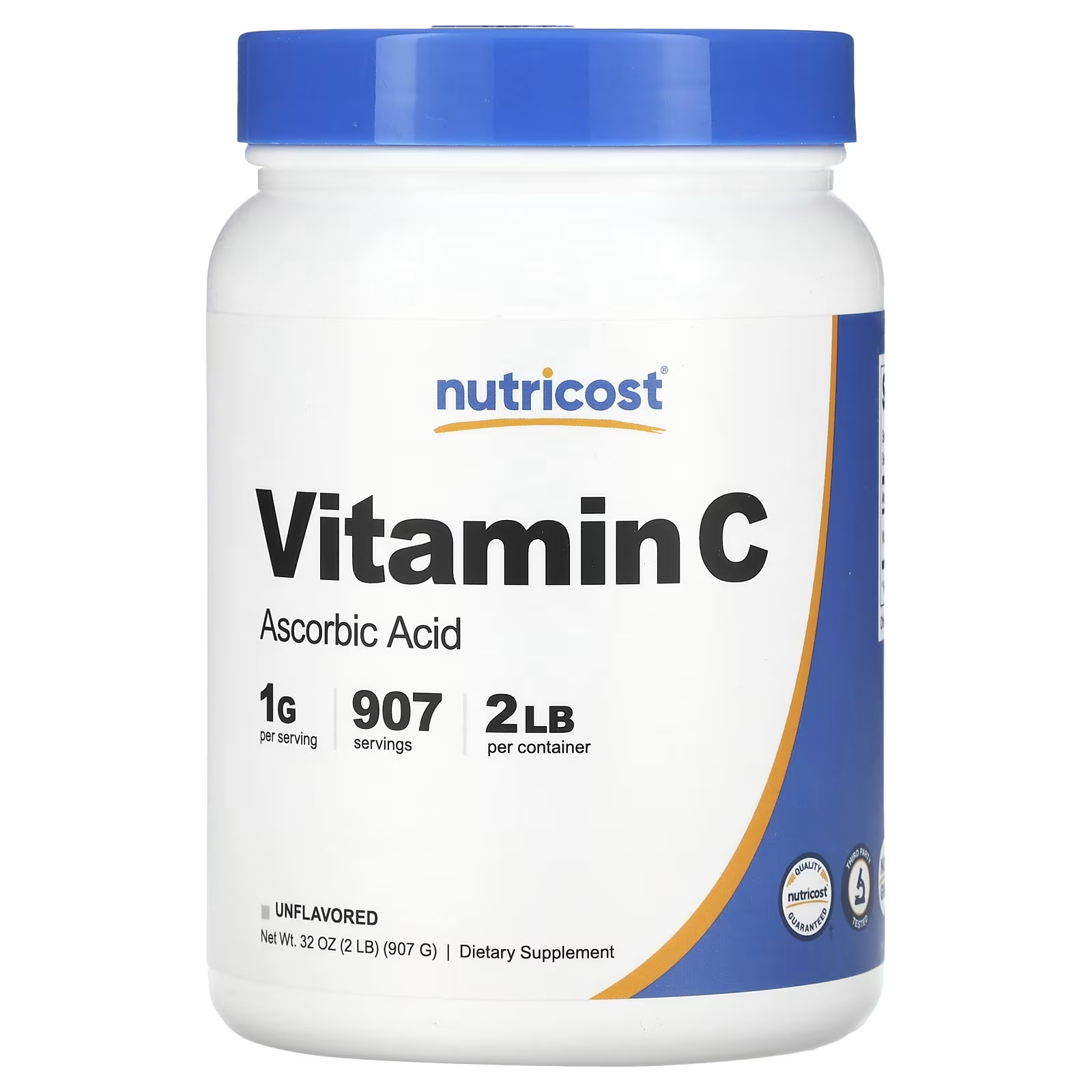 Nutricost Витамин С без вкуса, 32 унции (907 г)
