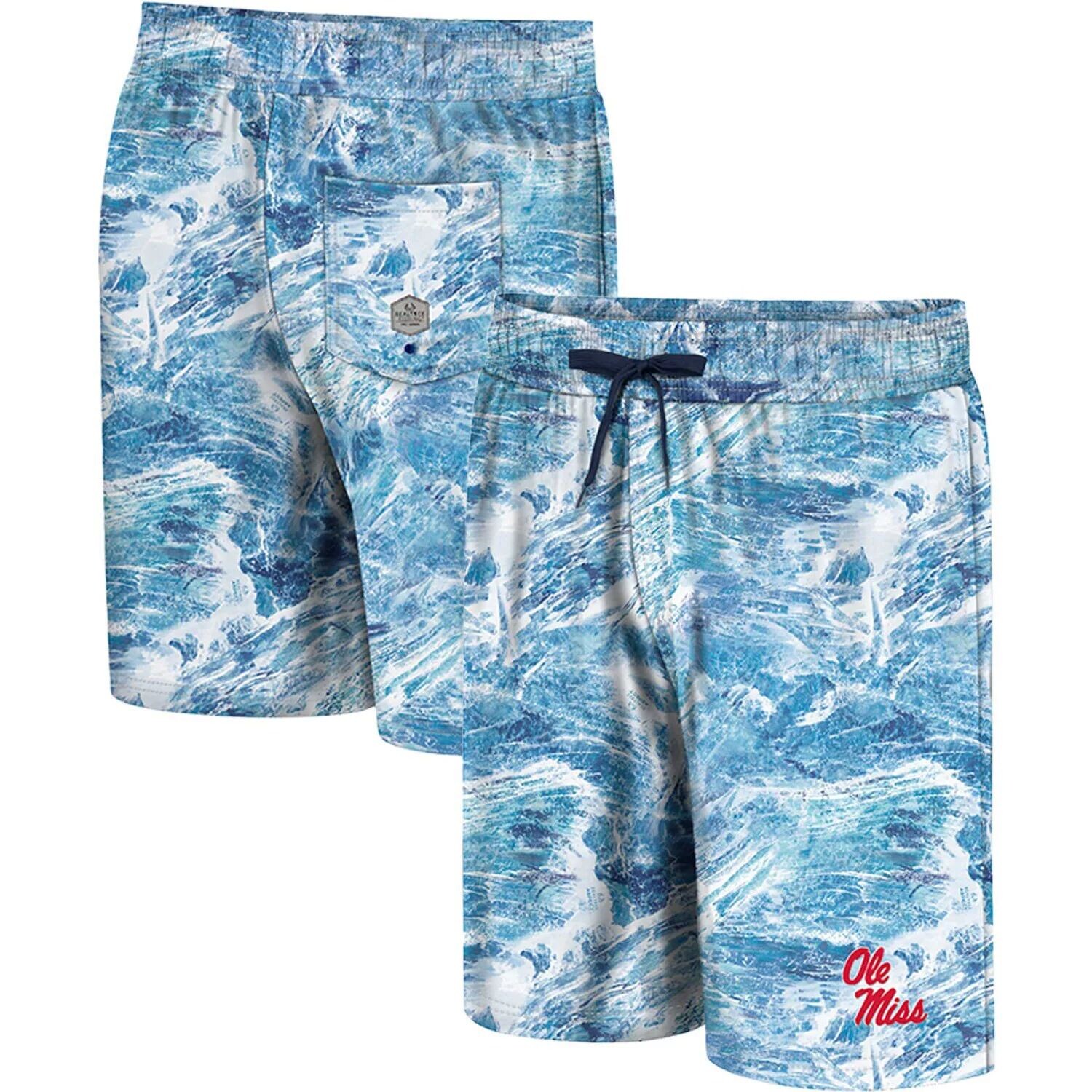 

Мужские синие шорты для плавания Ole Miss Rebels Realtree Aspect Ohana Colosseum