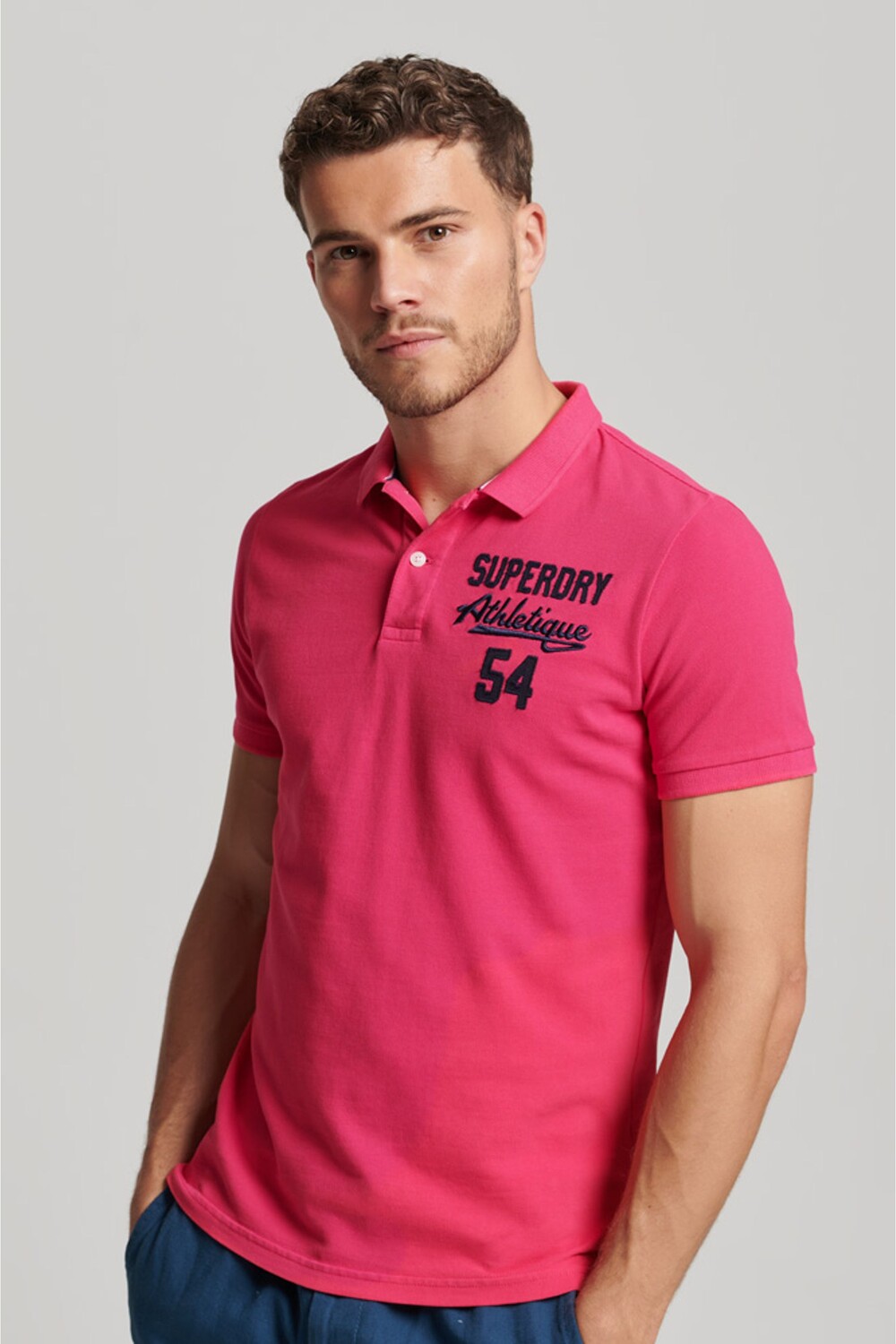 

Рубашка-поло Superstate Superdry, розовый