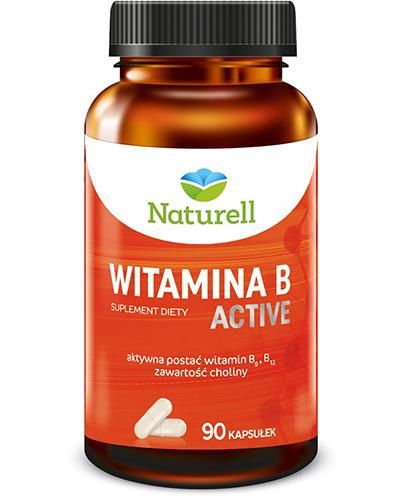 Витамин В в капсулах Naturell Witamina B Active, 90 шт витамин в в капсулах pharmovit witamina b1 tiamina 100 mg 60 шт