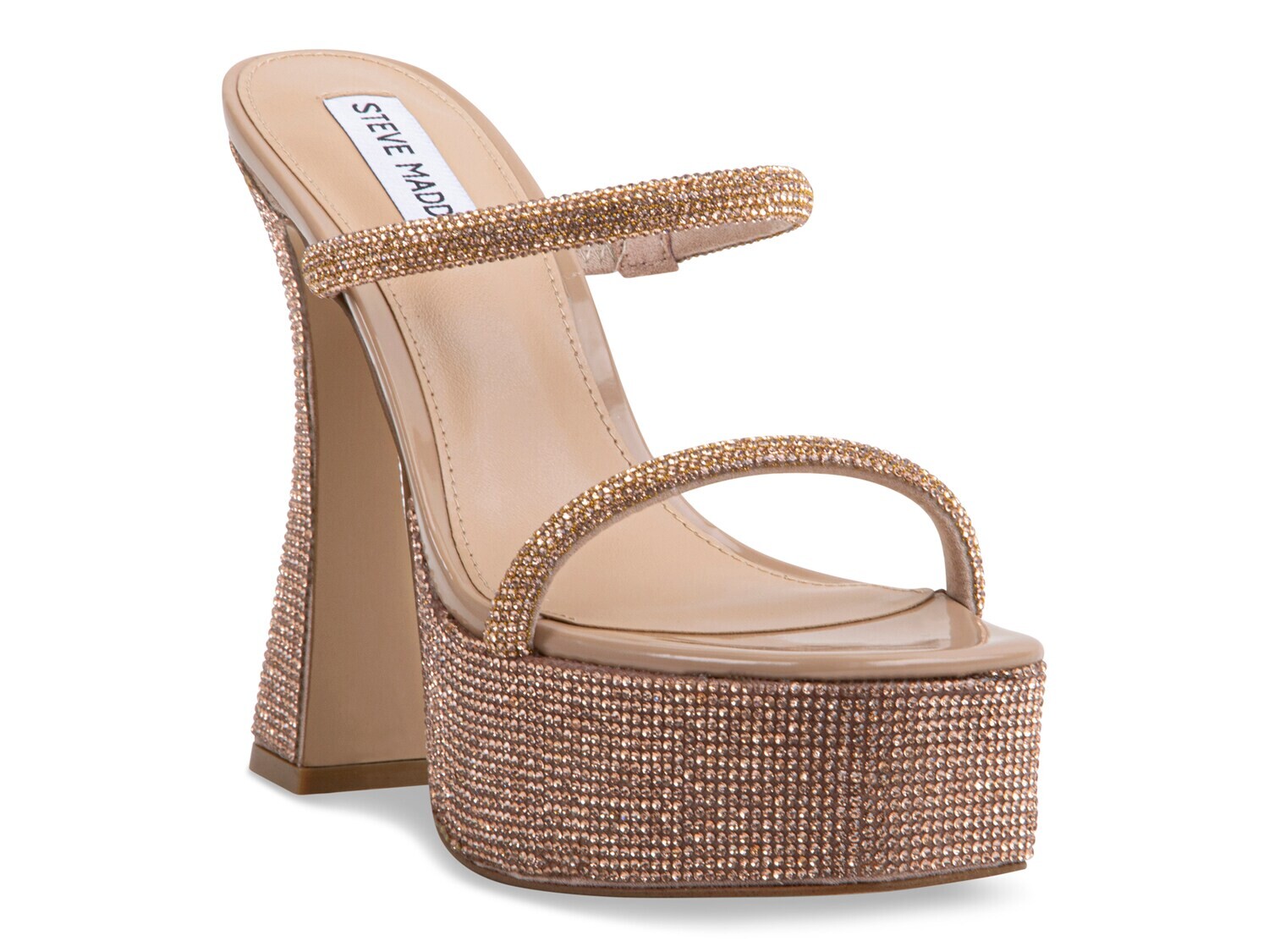 

Сандалии на платформе Steve Madden Zayne, бежевый/розовое золото