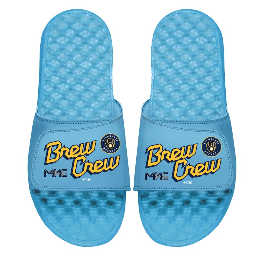 

Шлепанцы ISlide Milwaukee Brewers, синий