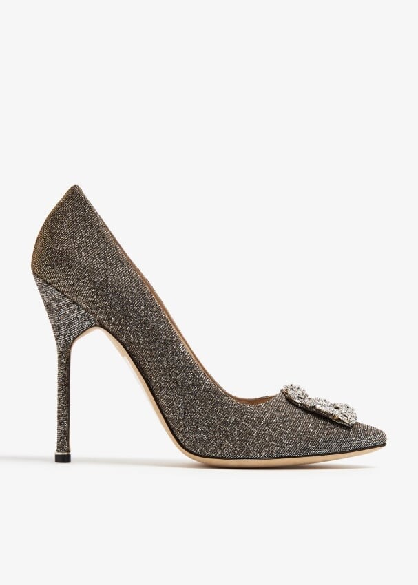 

Туфли Manolo Blahnik Hangisi, металлик