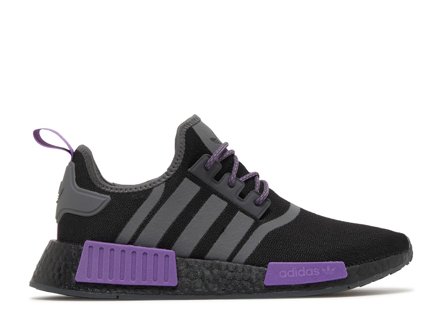 

Кроссовки adidas Nmd_R1 'Black Active Purple', черный, Черный;серый