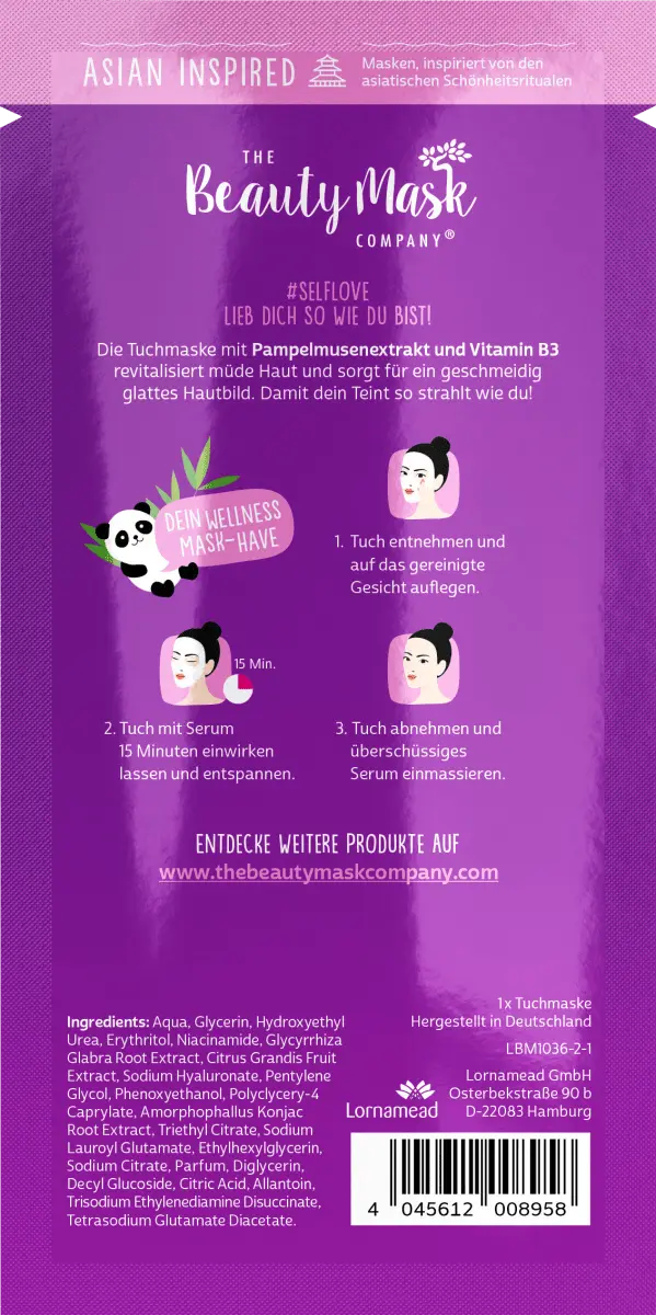 

Тканевая маска Selflove 1шт THE Beauty Mask COMPANY