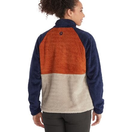 Флисовый пуловер Homestead с молнией 1/2 женский Marmot, цвет Arctic Navy/Copper
