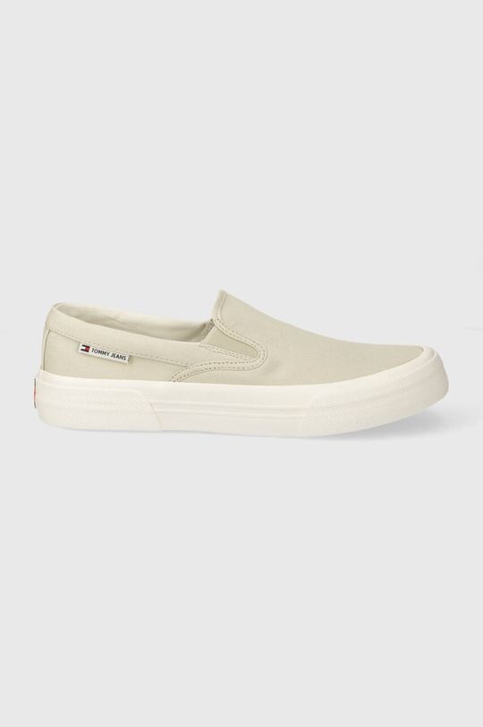 Кроссовки TJM SLIP ON CANVAS COLOR Tommy Jeans, бежевый кроссовки tjm slip on canvas color tommy jeans бежевый