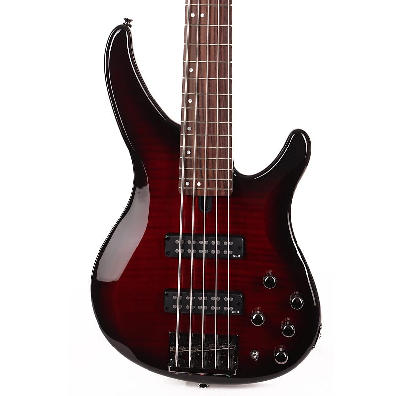 цена Басс гитара Yamaha TRBX605FM 5-String Electric Bass Guitar Dark Red Burst