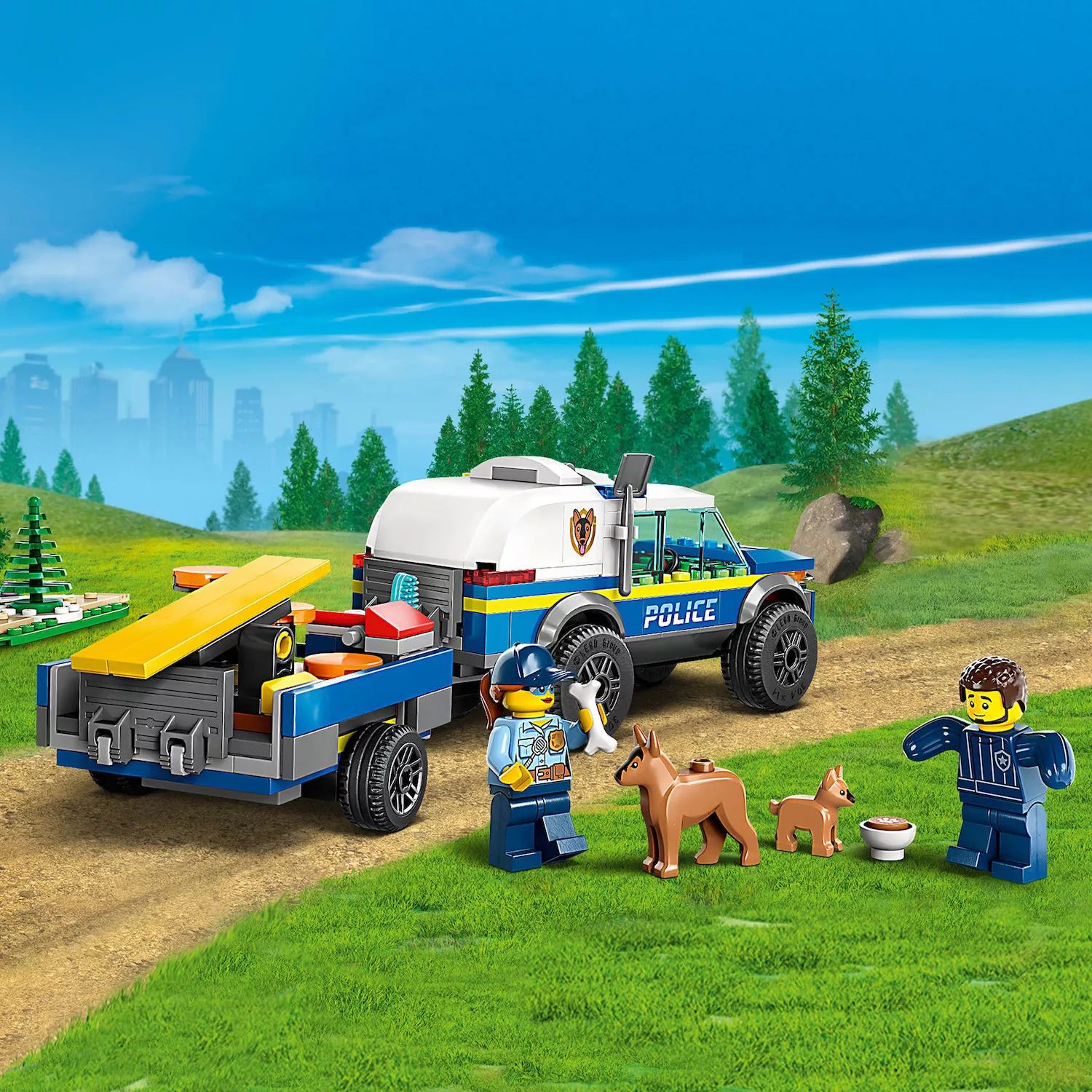 LEGO City Mobile Police Dog Training (60369) Набор строительных игрушек LEGO lego 41719 mobile fashion boutique