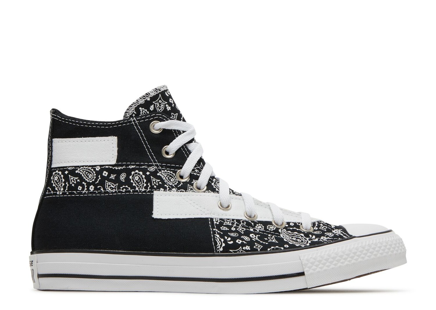 

Кроссовки Converse Chuck Taylor All Star High 'Paisley Patchwork - Black', черный