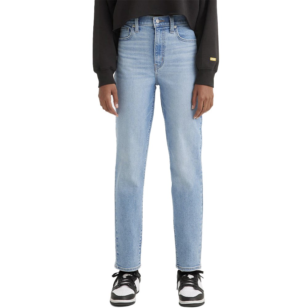 Джинсы Levi´s High Waist Taper, серый джинсы классика levi s размер 32 30 серый