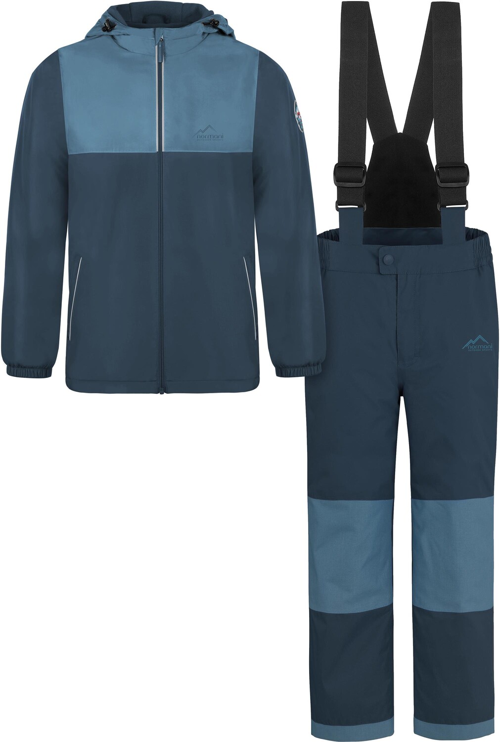 

Лыжные штаны Normani Outdoor Sports Kinder WinterSet Thermohose und Thermojacke, темно синий