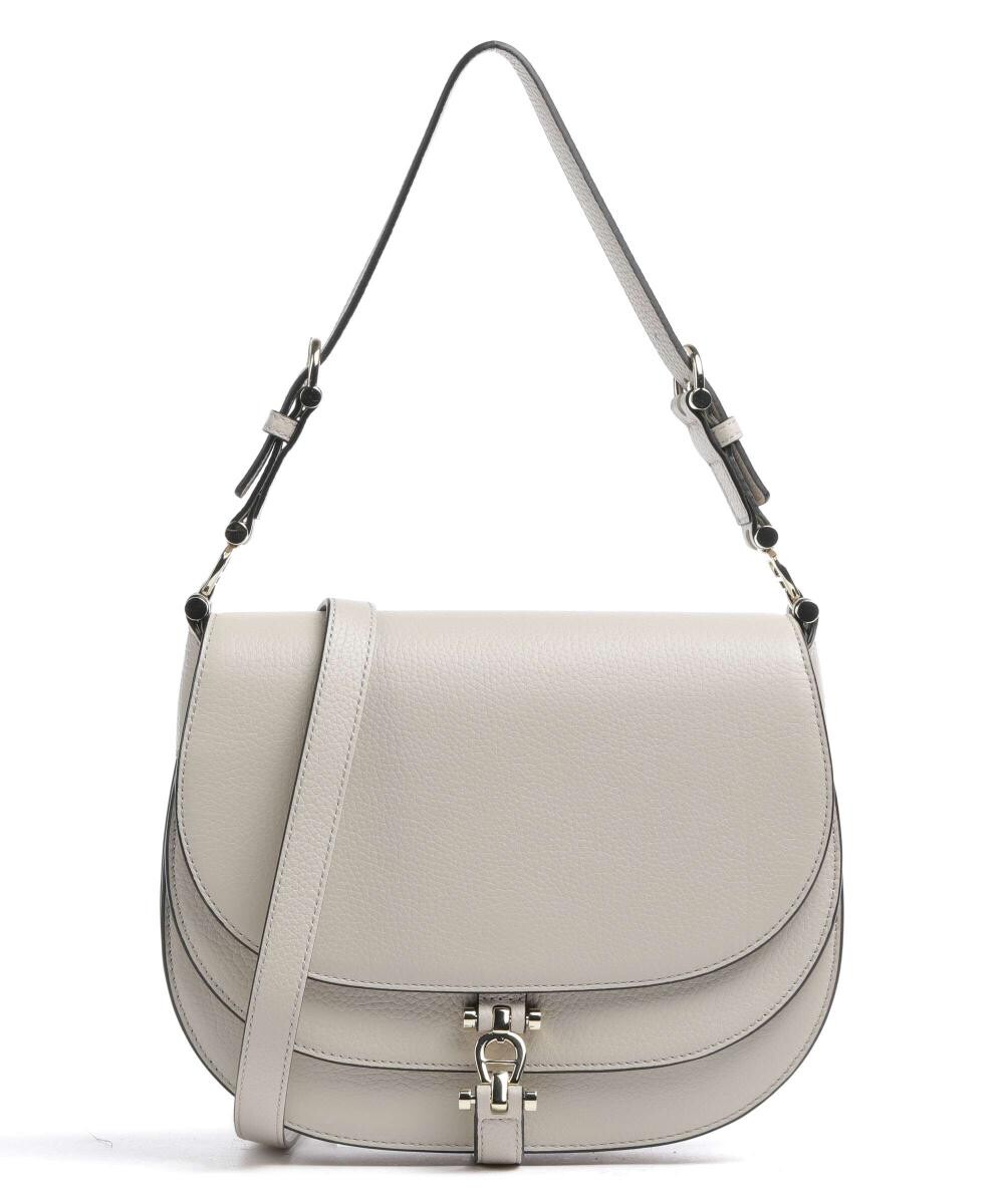 

Сумка через плечо Delia S из зернистой яловой кожи Aigner, белый