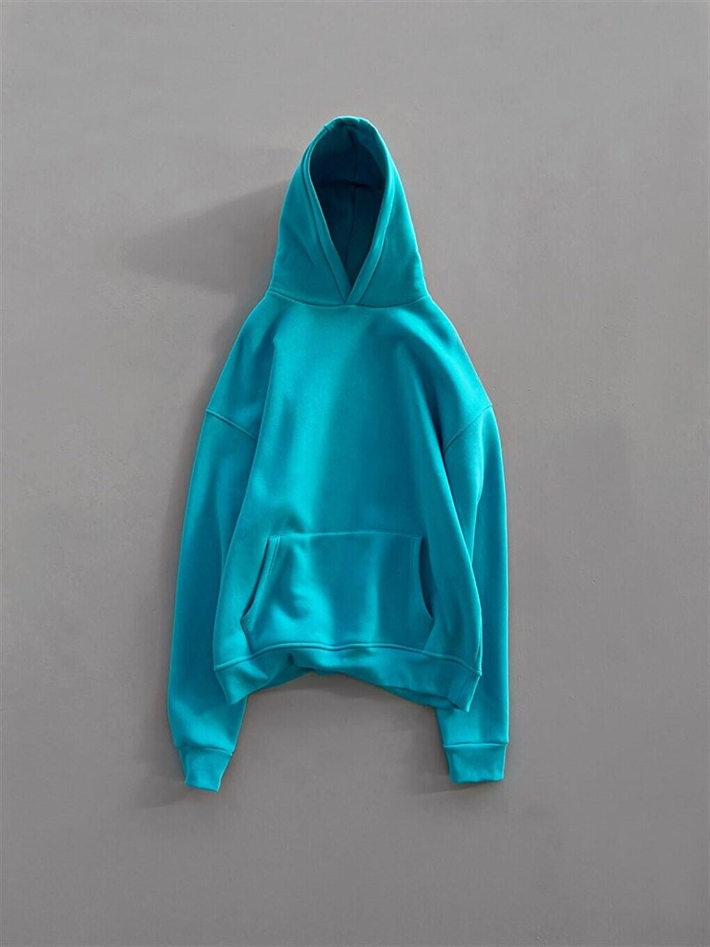 

Толстовка Oversize с капюшоном Бирюзово-Синяя ablukaonline, Синий