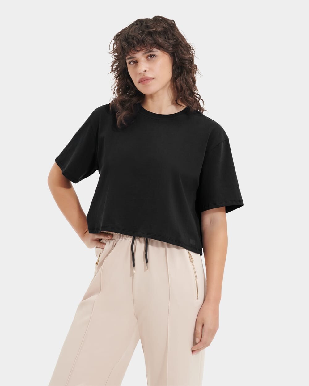 

Футболка Tana Cropped Tee UGG, черный