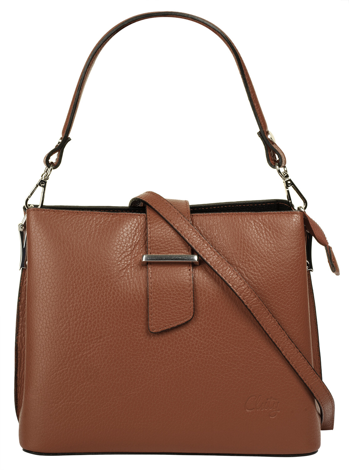 

Сумка Cluty Handtasche, коньячный
