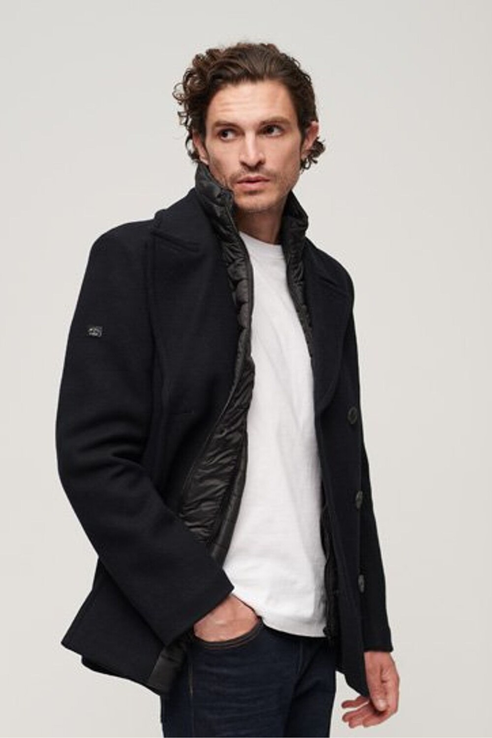 

2 в 1 шерстяной горошек Superdry, синий