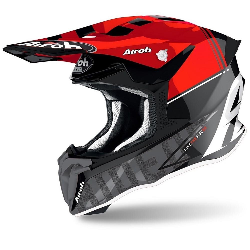 

Шлем для мотокросса Airoh Twist 2.0 Tech, красный