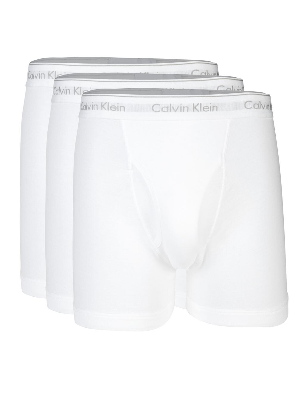 

Комплект из 3 хлопковых трусов-боксеров Calvin Klein, белый