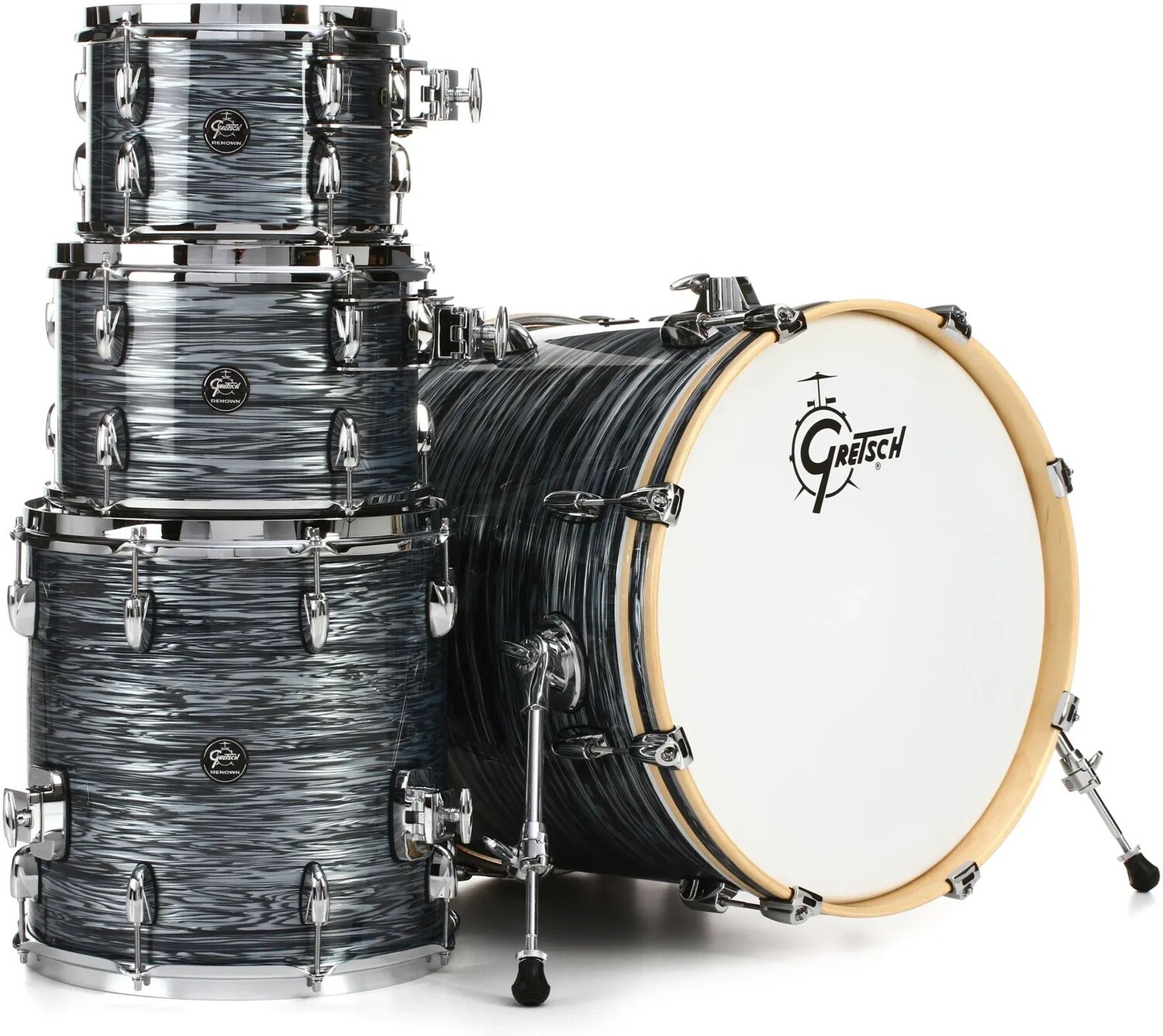

Gretsch Drums Renown RN2-E604 Набор из 4 предметов — Silver Oyster Pearl