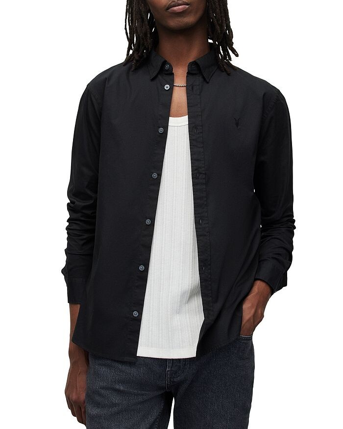 

Рубашка узкого кроя Хоторн ALLSAINTS