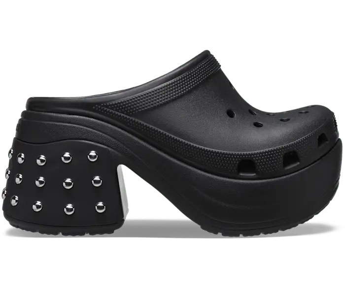 

Сабо Siren с шипами Crocs мужские, цвет Black