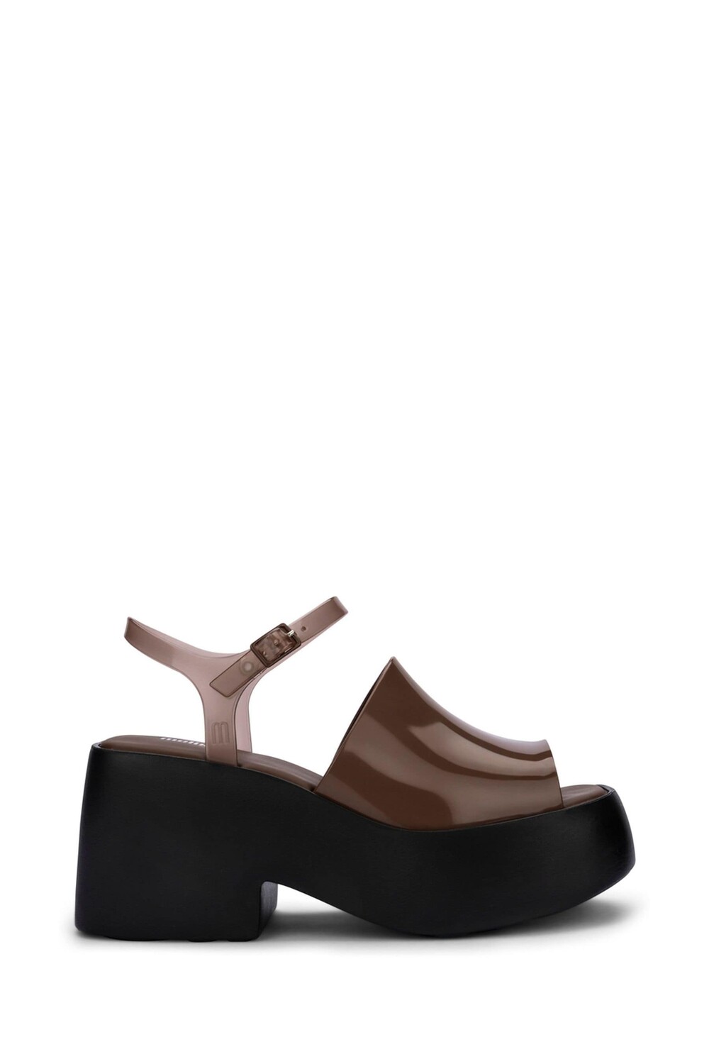 

Коричневые туфли на танкетке с пряжкой Melissa, коричневый