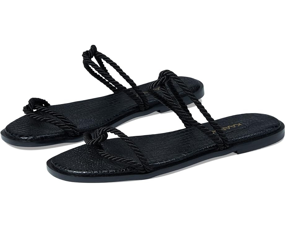 

Сандалии KAANAS Alicia Corded Loop Sandal, черный