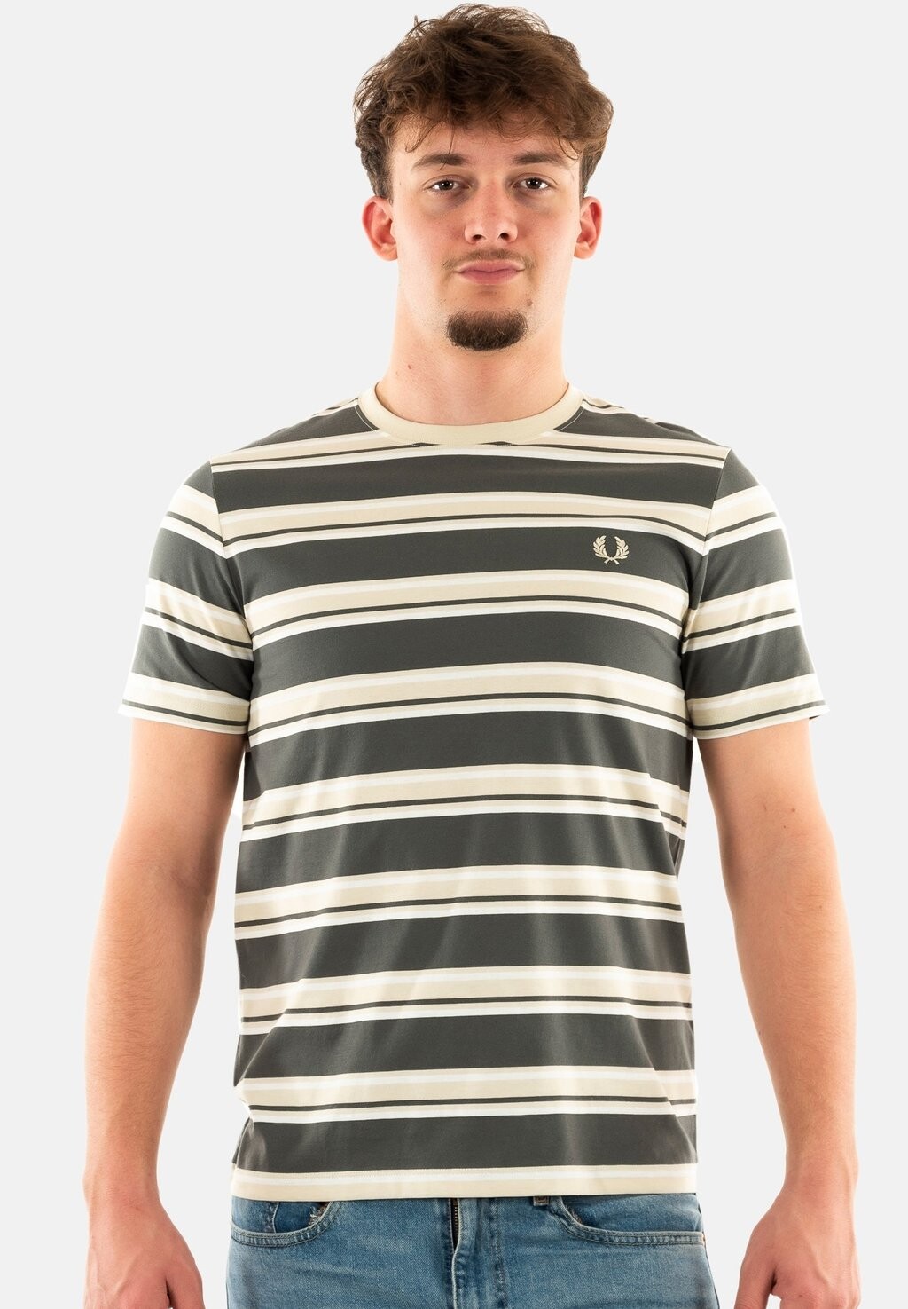 

Футболка с принтом Fred Perry, серый