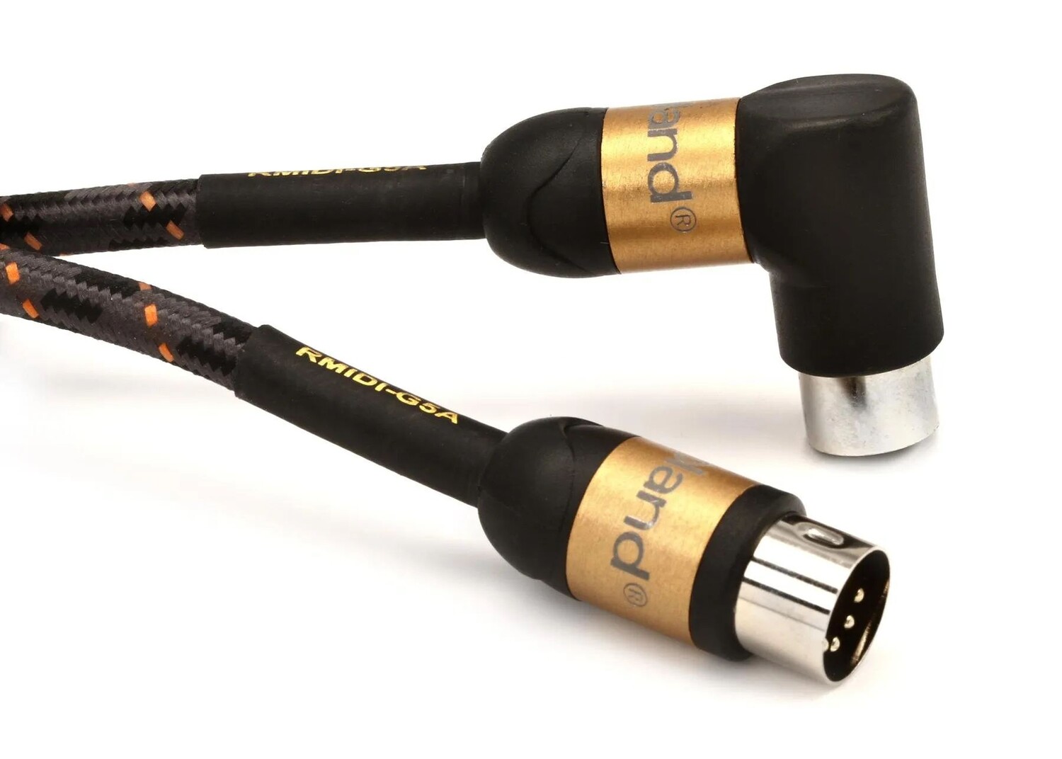 

Roland RMIDI-G5A Gold Series, прямой и угловой MIDI-кабель — 5 футов