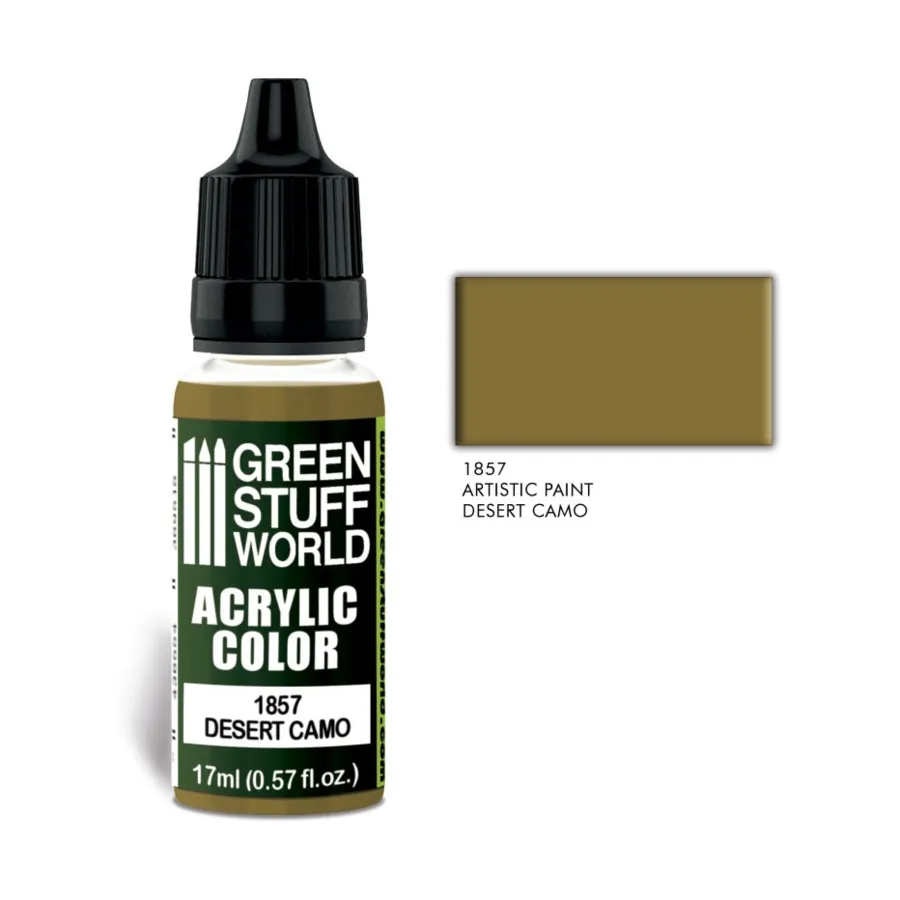 

Пустынный камуфляж, Paint - Acrylic Color Paint - 17ml (Green Stuff World)