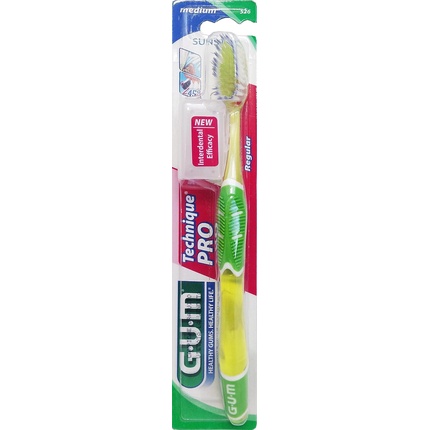 цена Зубная щетка Technique Pro со средней щетиной, Gum