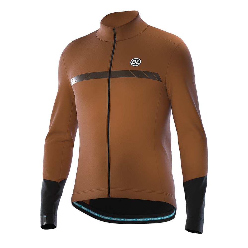 Джерси с длинным рукавом Bicycle Line Fiandre S2 Thermal, коричневый куртка bicycle line fiandre s2 thermal коричневый