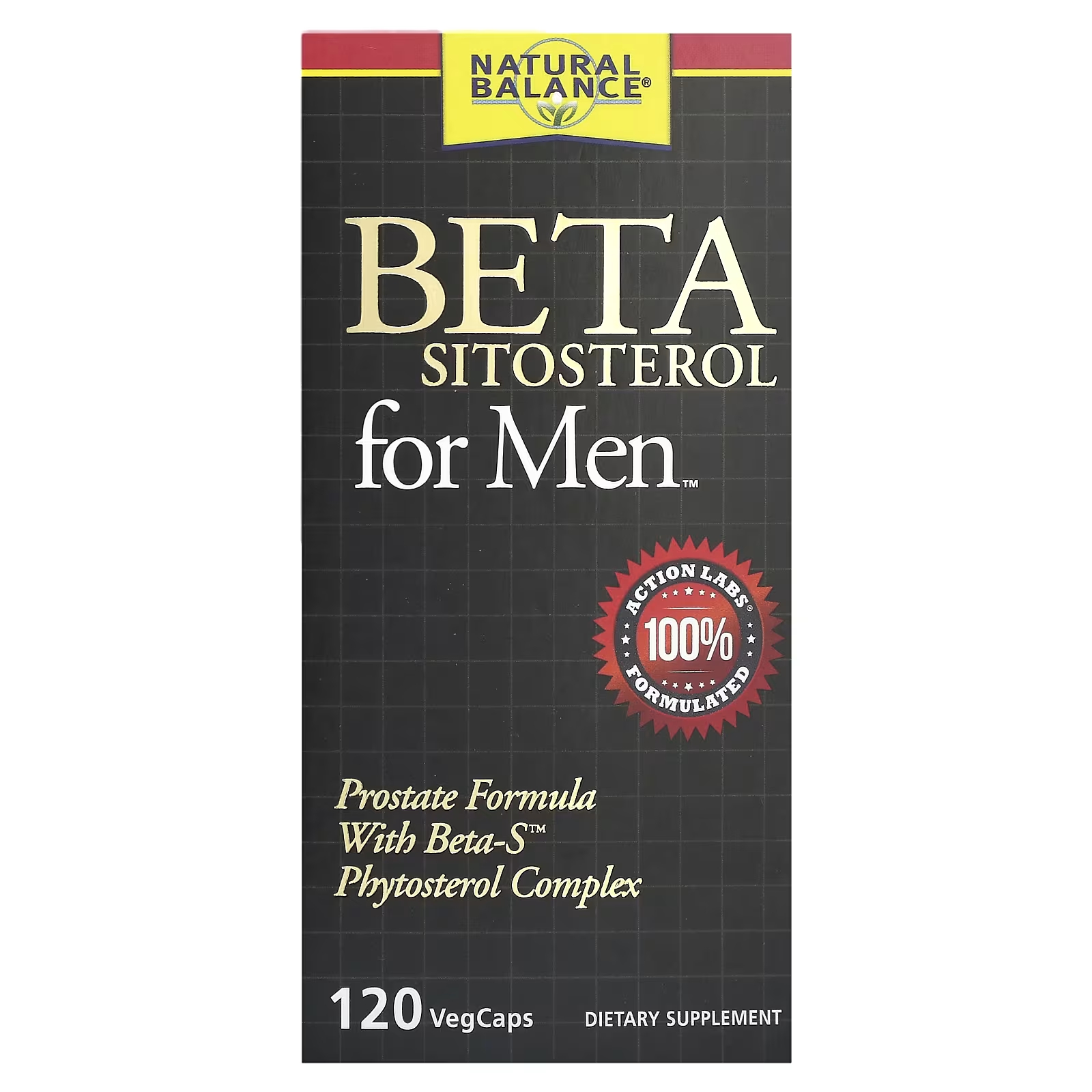 Бета-ситостерол Natural Balance для мужчин, 120 растительных капсул natural balance дгэа для мужчин 60 растительных капсул
