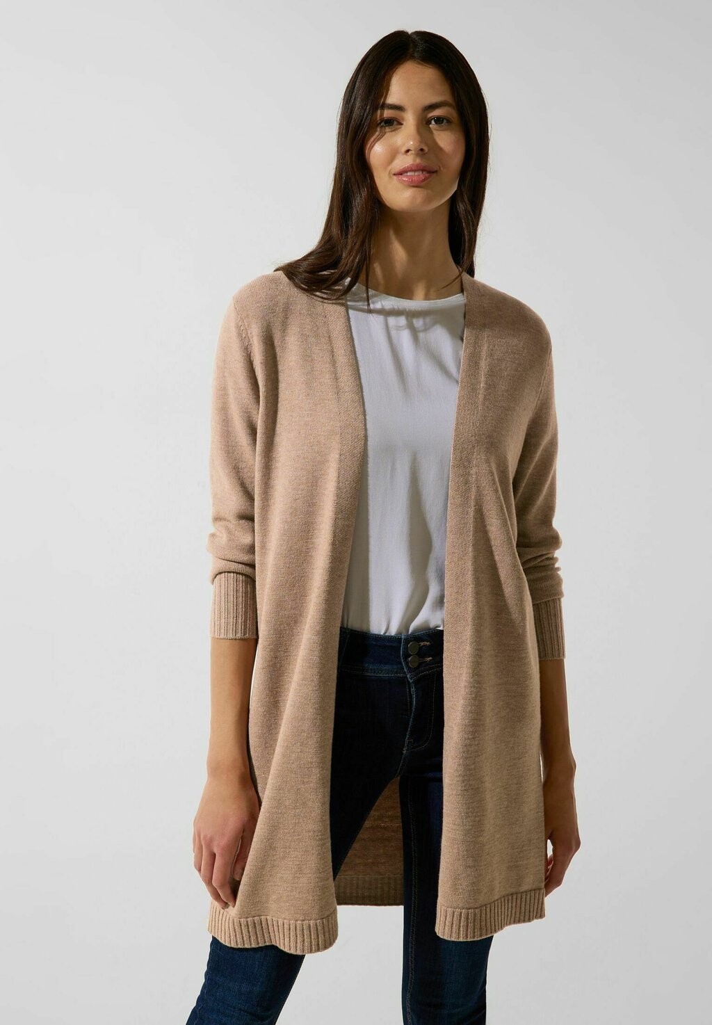 

Кардиган OFFENER LONG Street One, цвет beige