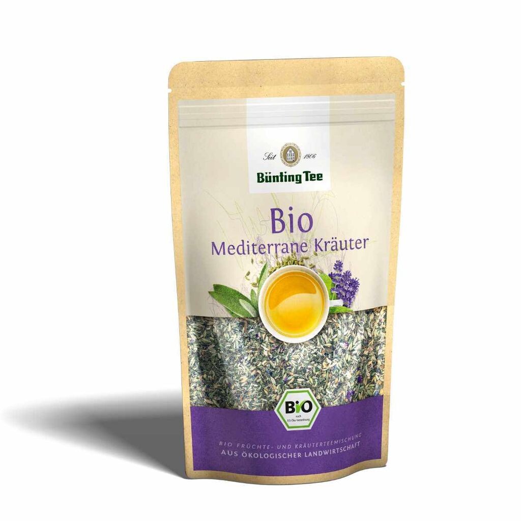 

Чайная смесь Bünting TeaСредиземноморские фрукты и травы 80г Bünting Tee