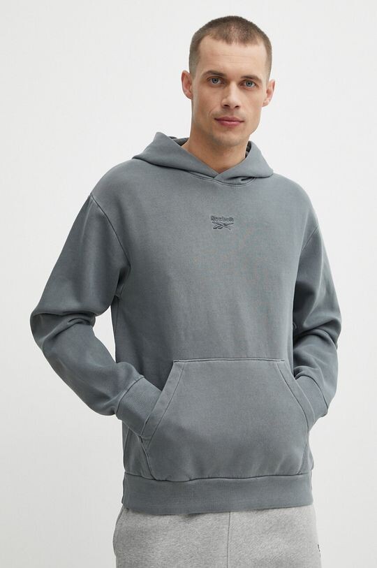 

Толстовка с капюшоном Reebok, серый