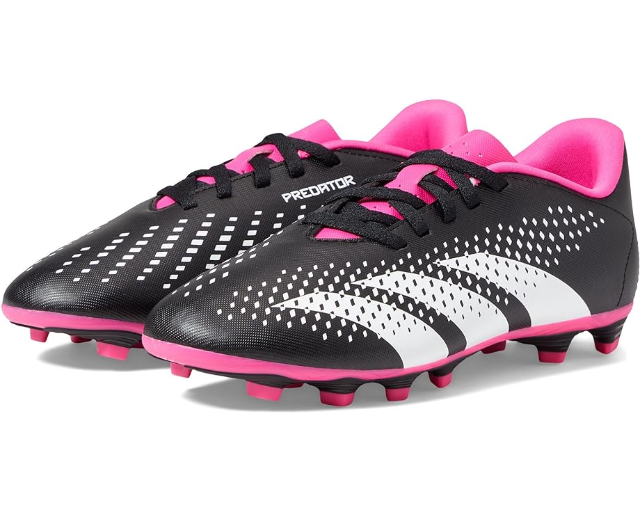 Кроссовки Adidas Predator Accuracy.4 Flexible Ground Soccer Cleats, цвет Black/White/Team Shock Pink
