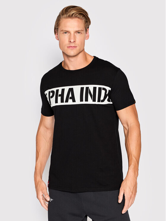 

Футболка стандартного кроя Alpha Industries, черный