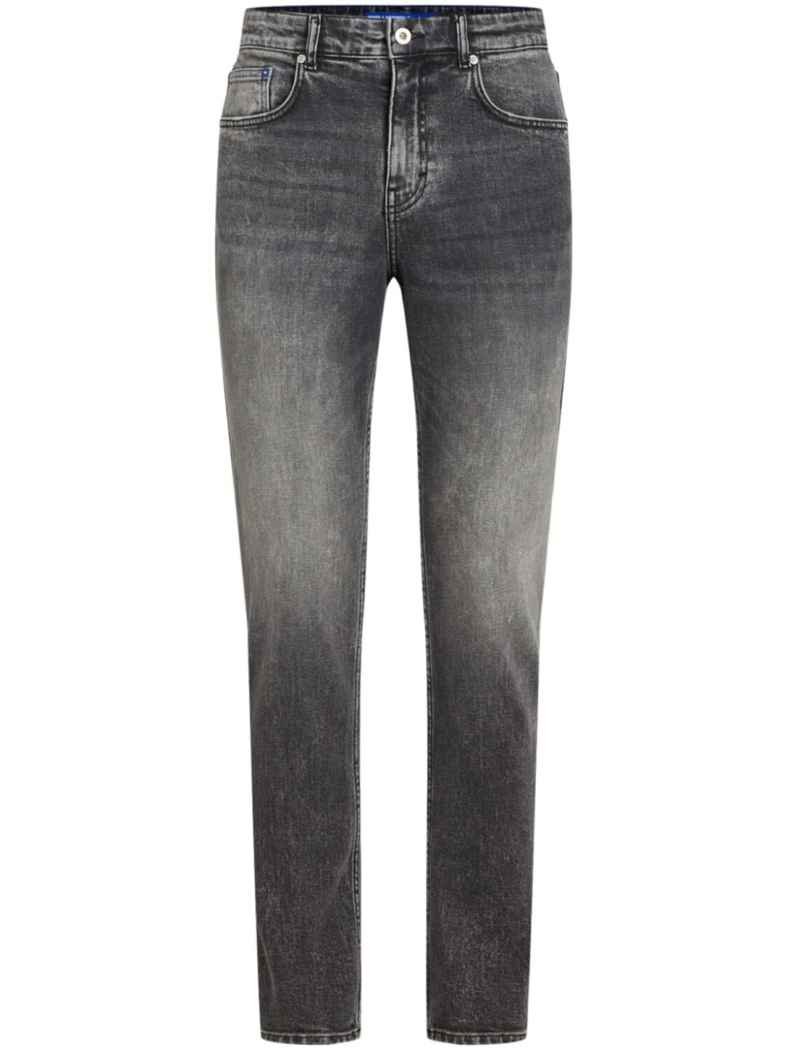 

Karl Lagerfeld Jeans узкие джинсы с монограммой, черный