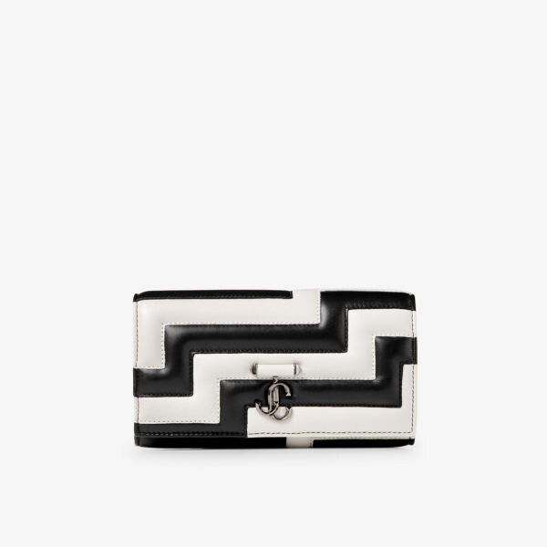 

Кожаный кошелек avenue на цепочке Jimmy Choo, черный